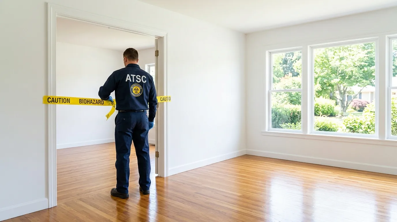 Certified biohazard cleanup crew performing Crime Scene Cleanup in Warr Acres